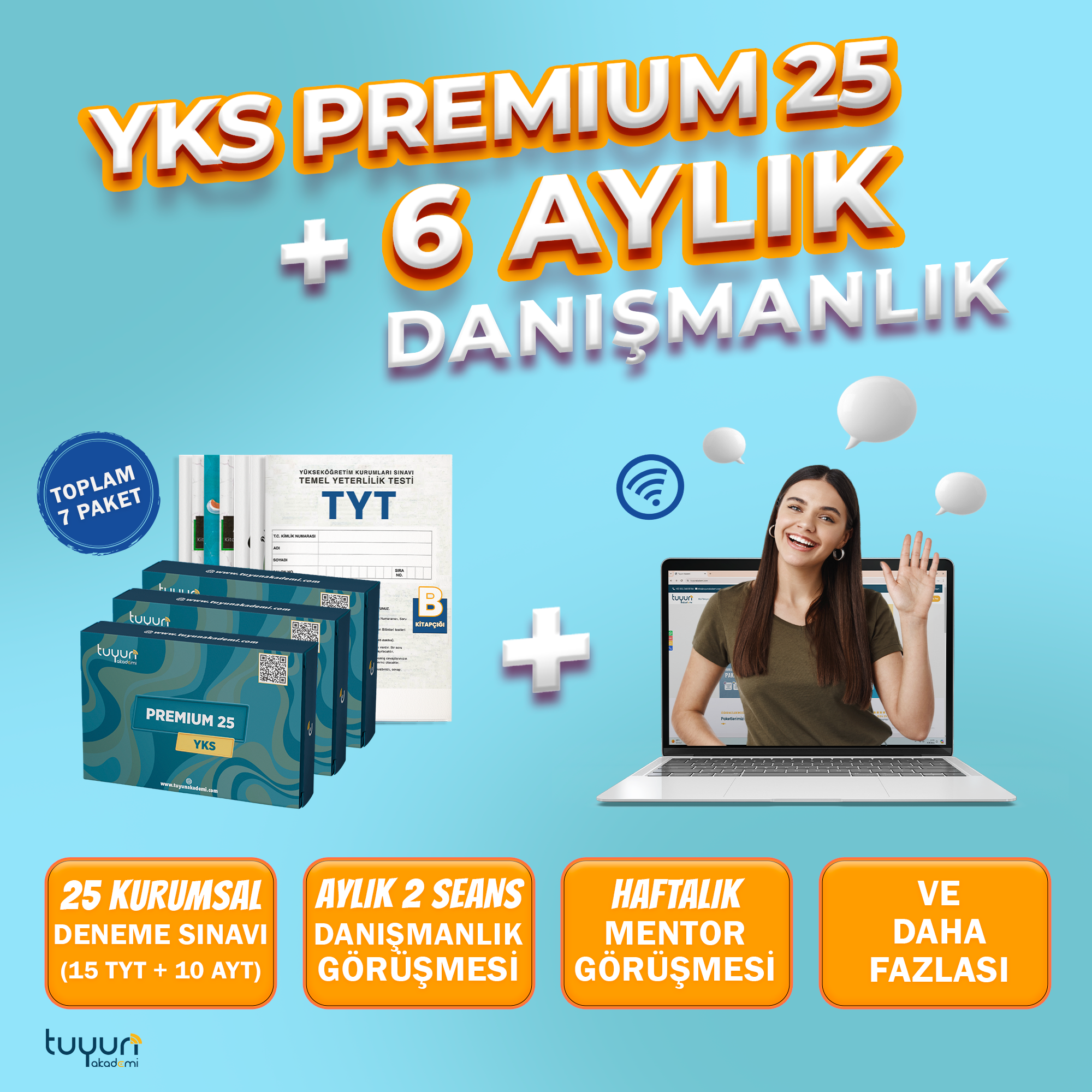 YKS 2025 YILLIK PREMİUM 25 + 6 AYLIK DANIŞMANLIK